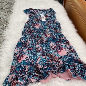 Parker floral print sleeveless dress